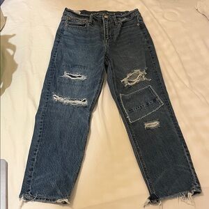 American Eagle Outfitters Ripped Denim Jeans